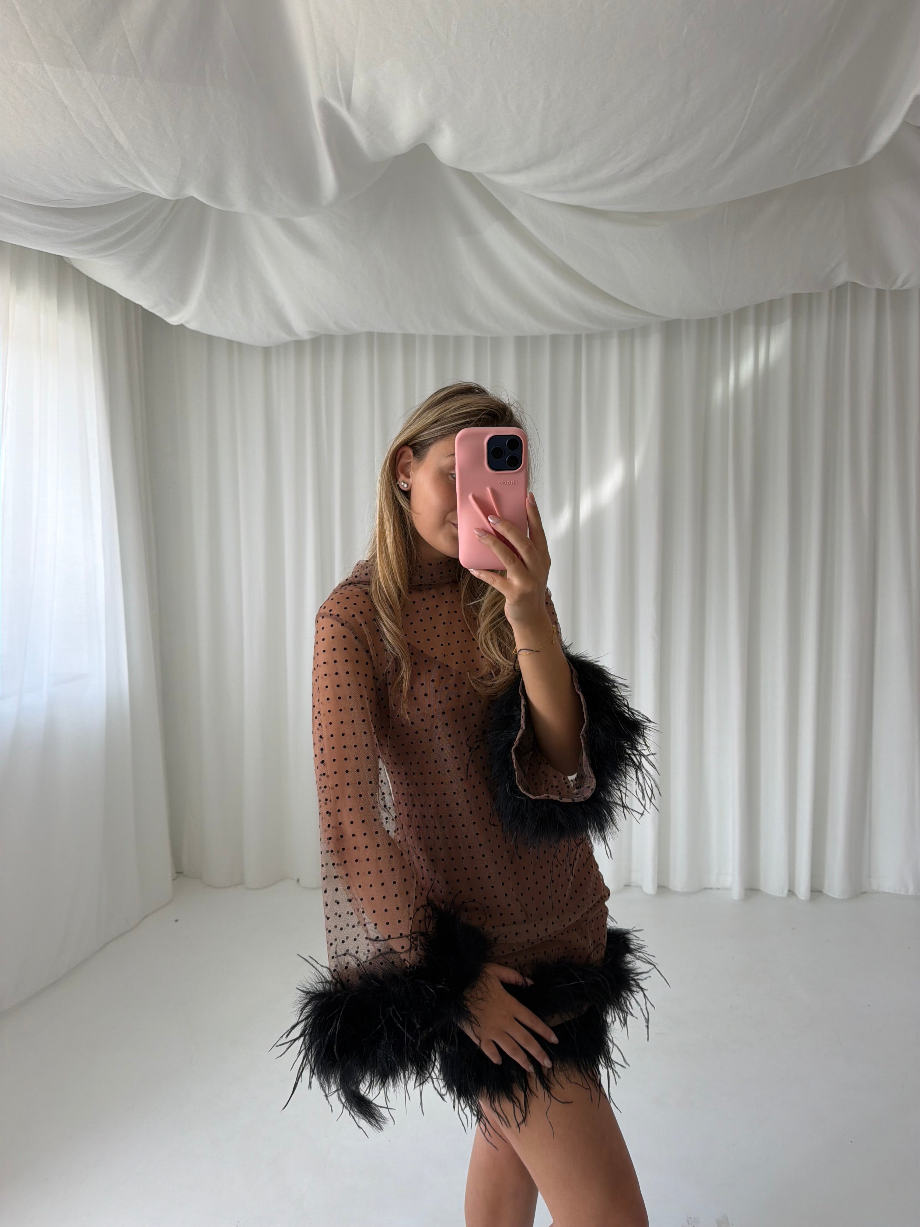 Feather dress