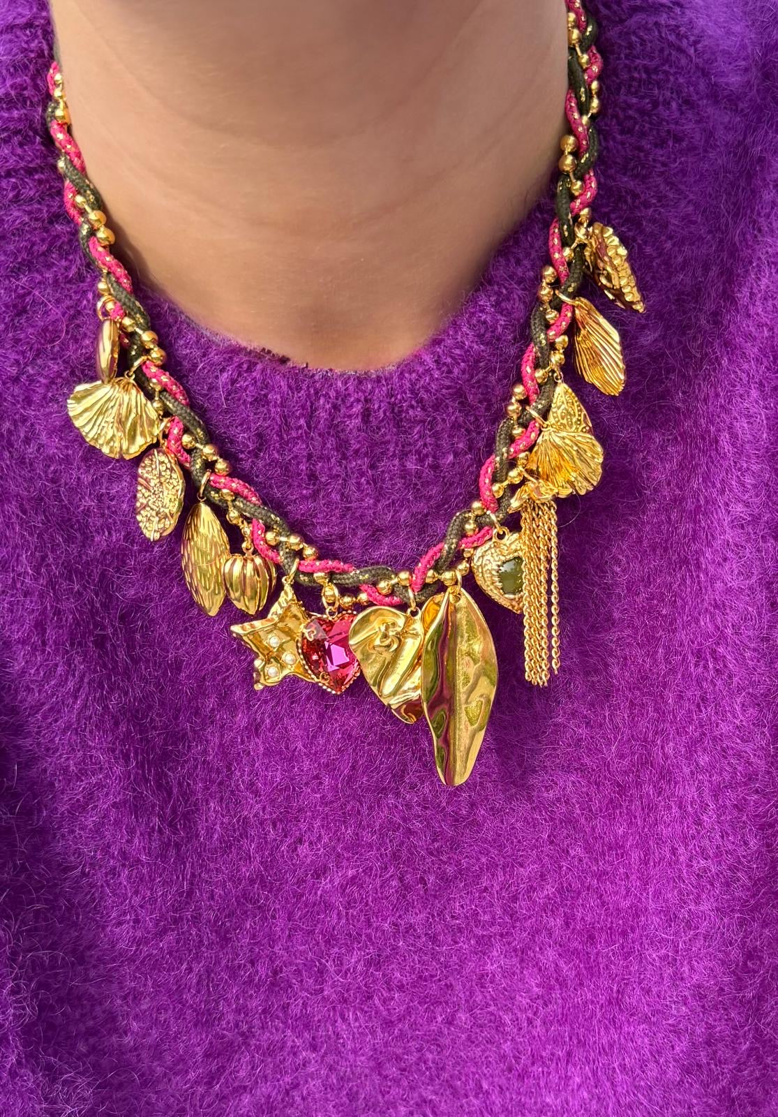 Charm Tapestry Necklace