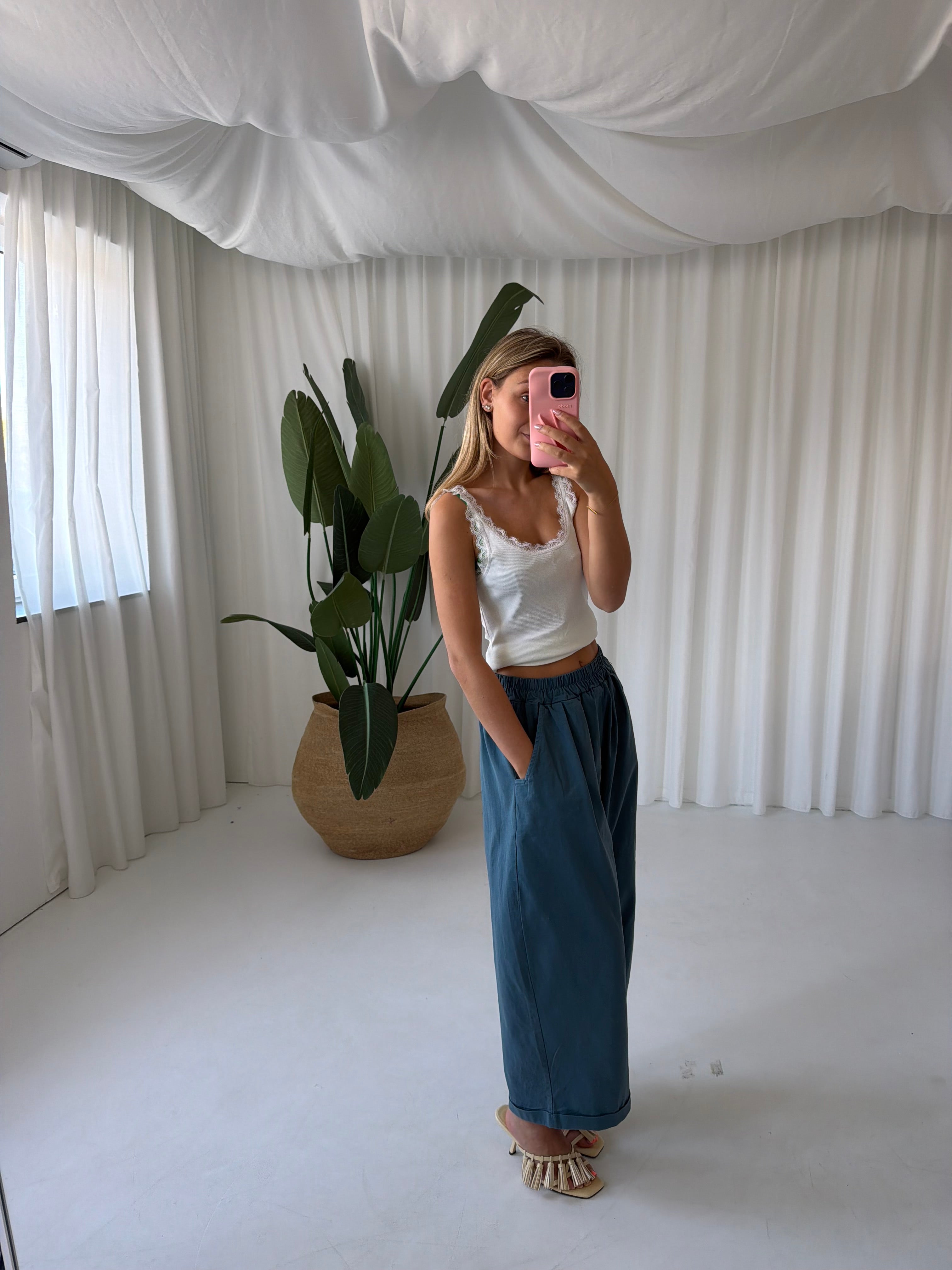 Green pants