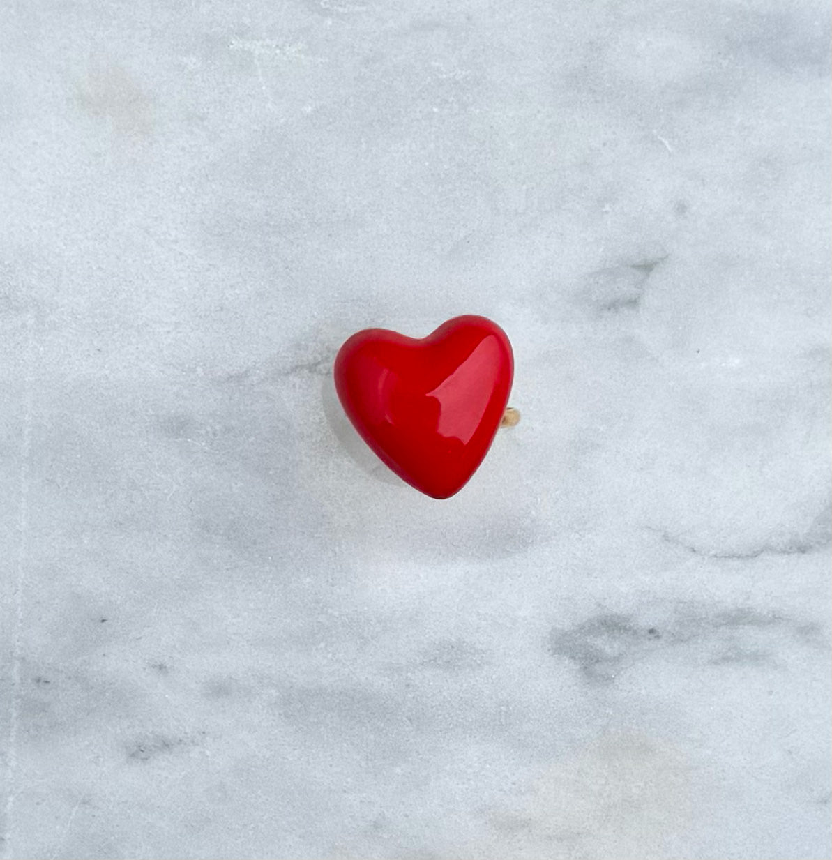 Red Heart Ring