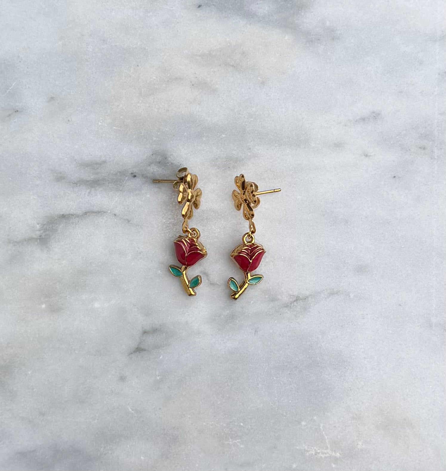 Rose Earrings