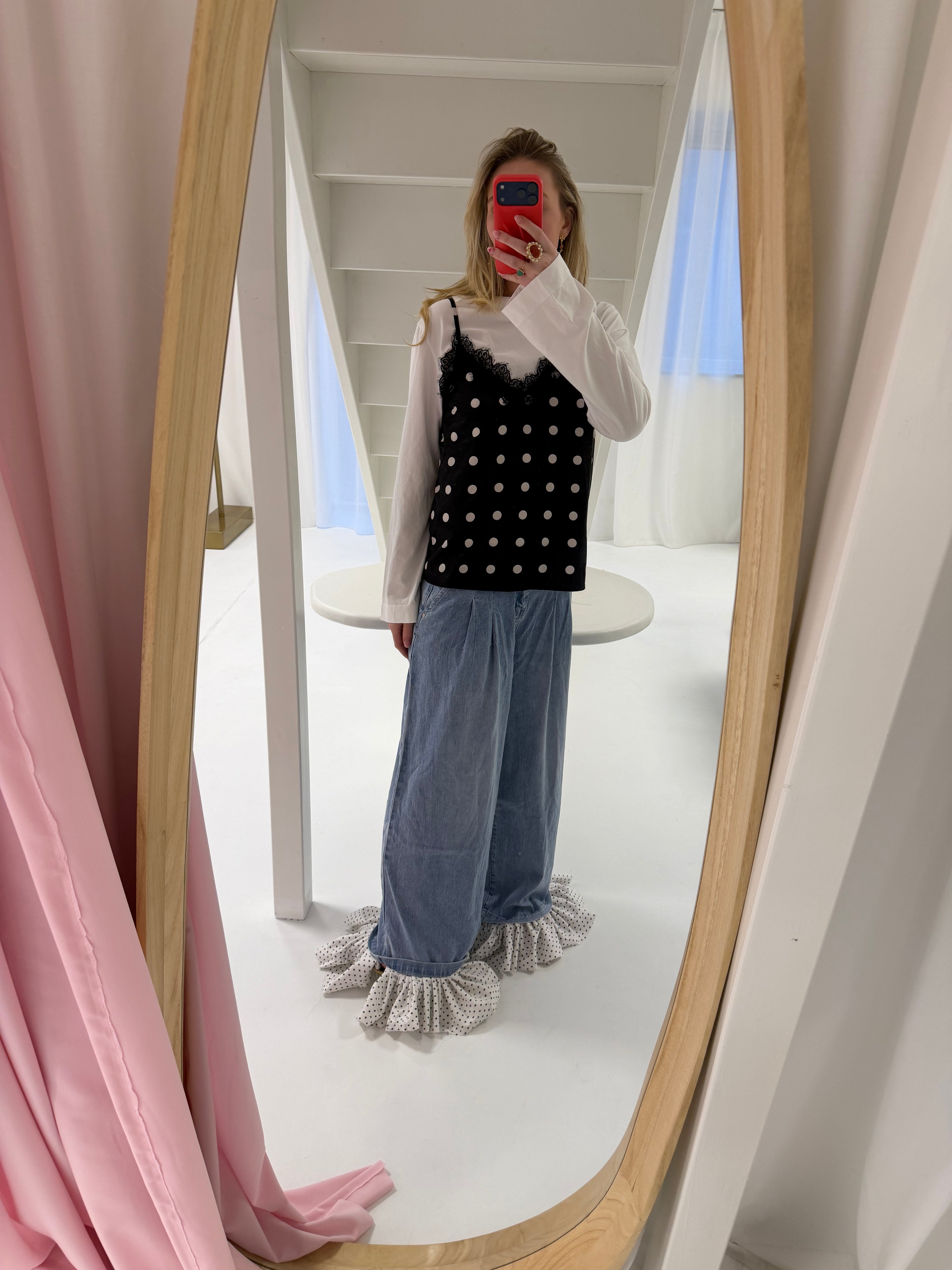Handmade Stip Jeans