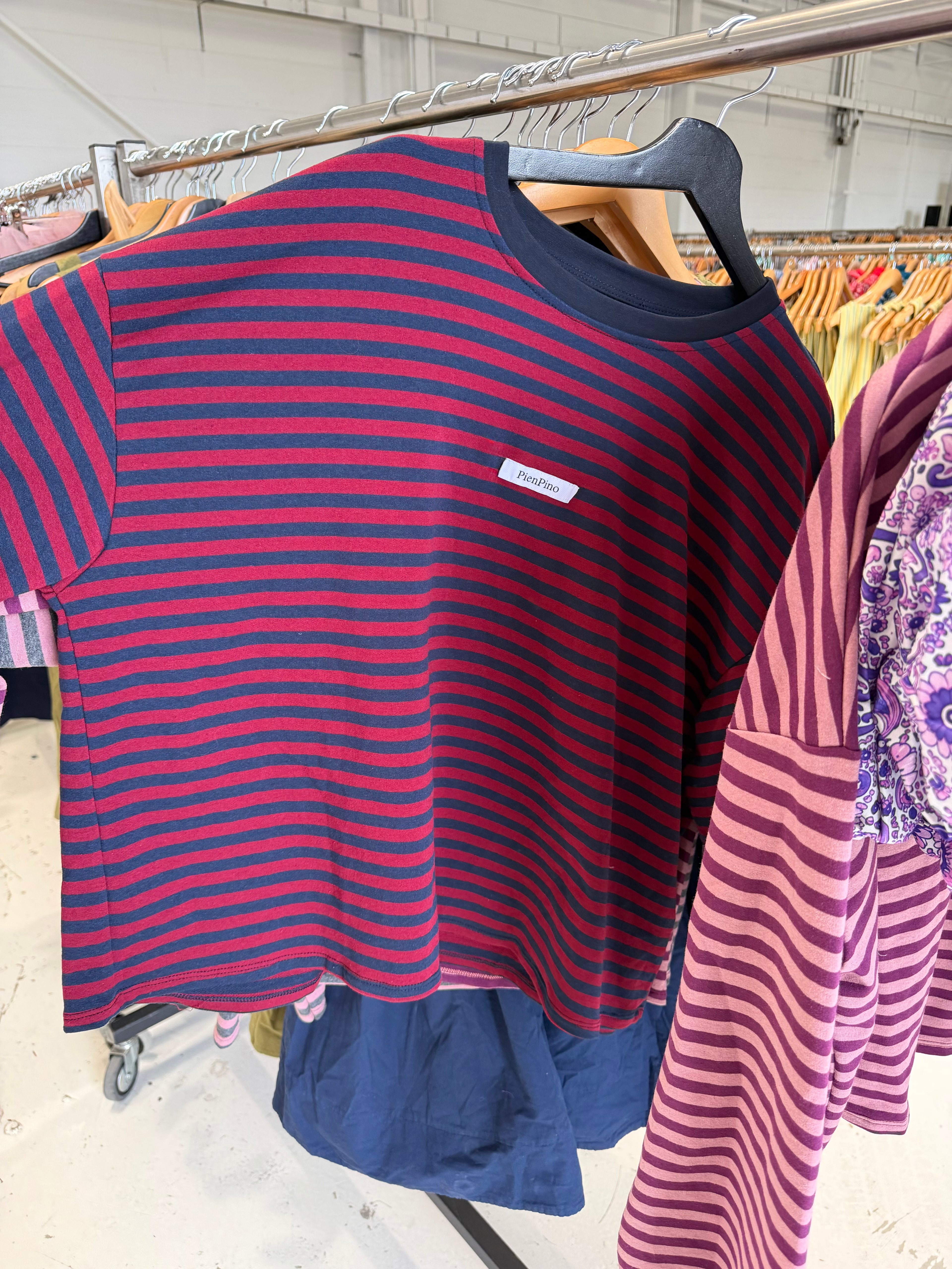 T-shirts PienPino Longsleeve Red & Blue