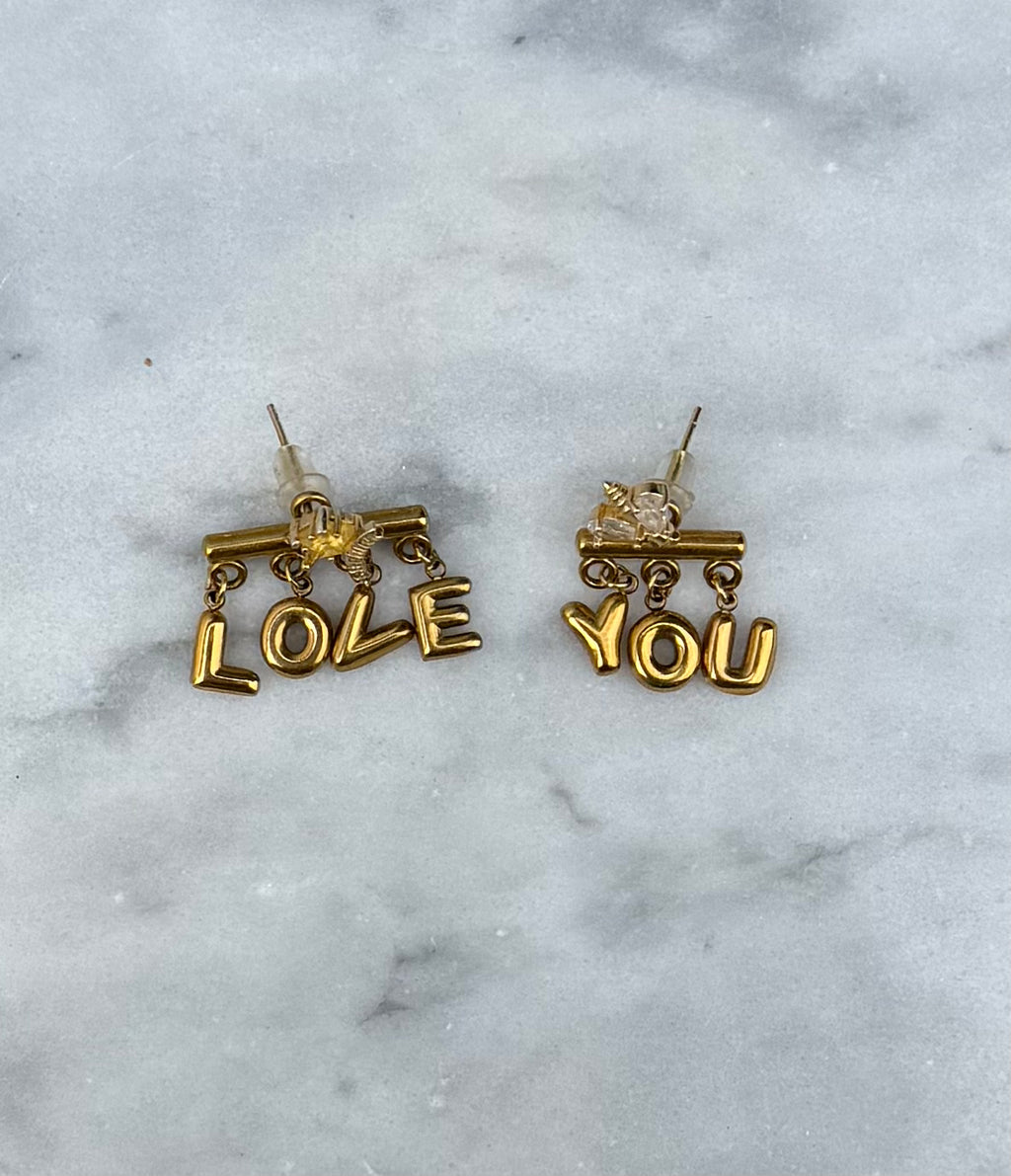 Love You Earrings